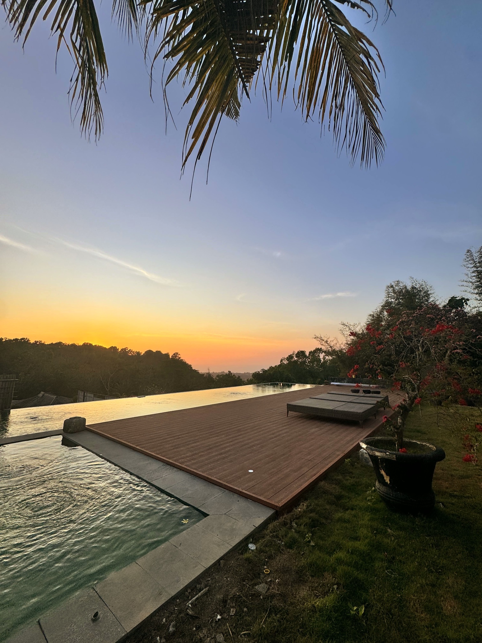 Sunset, Deck View